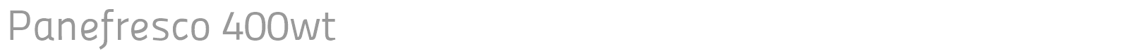 Panefresco font preview