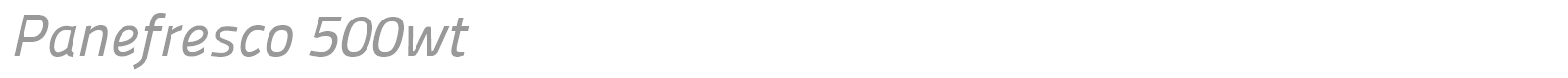 Panefresco font preview