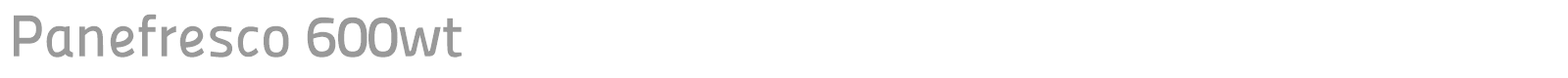 Panefresco font preview