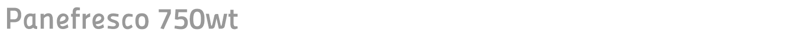 Panefresco font preview