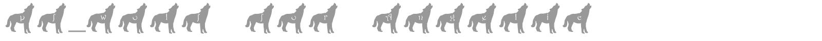 pf_wolf for Angelic font preview
