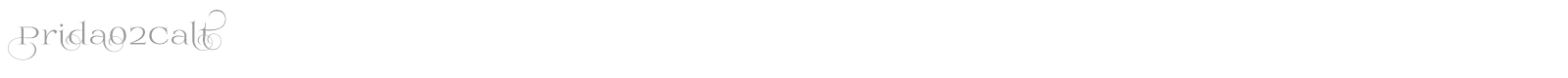Prida 02 Calt font preview