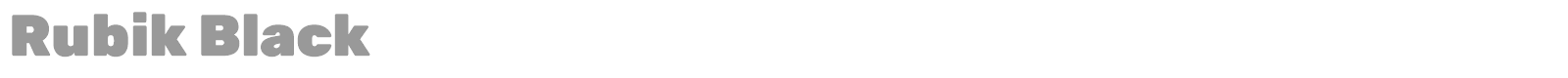 Rubik font preview