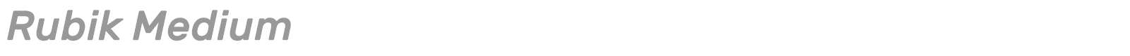 Rubik font preview