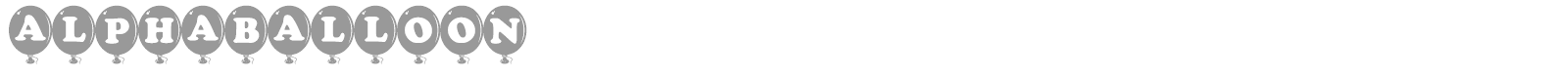 AlphaBalloon font preview
