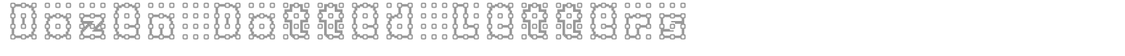 Dozen Dotted Letters font preview
