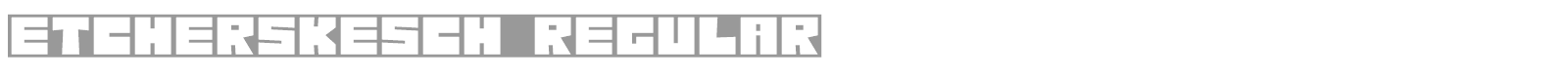 EtcherSkesch Regular font preview