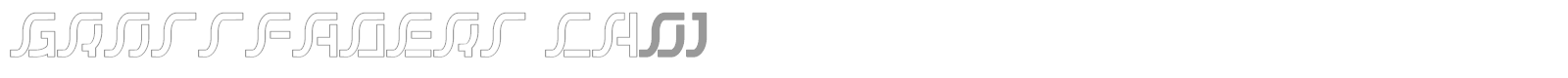 GROSSFADERS CH01 font preview