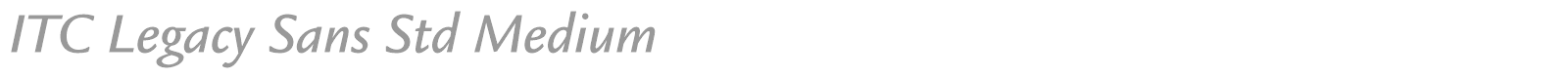 ITC Legacy Sans Std font preview