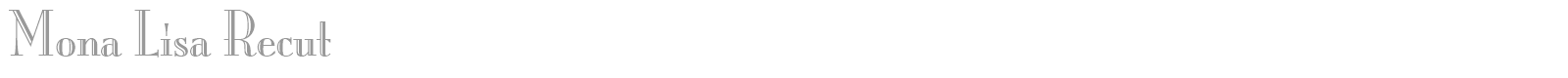 ITC Mona Lisa font preview