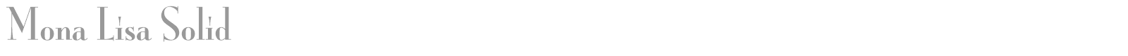 ITC Mona Lisa font preview