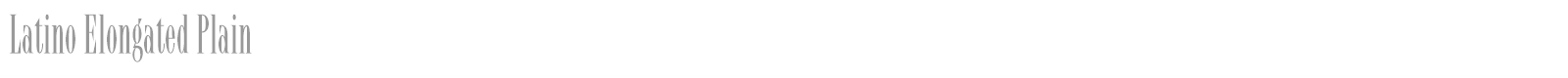 Latino Elongated font preview