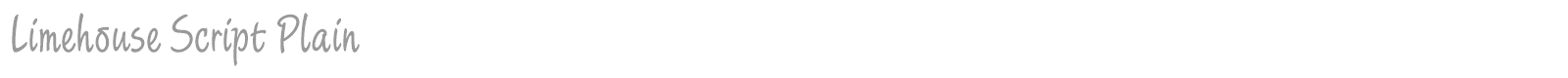 Limehouse Script font preview