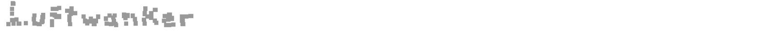 Luftwanker font preview
