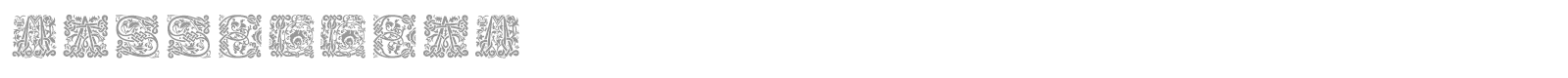 MasselleAM font preview
