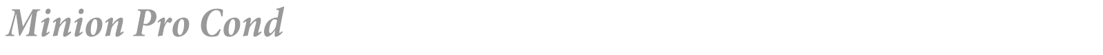 Minion Pro font preview