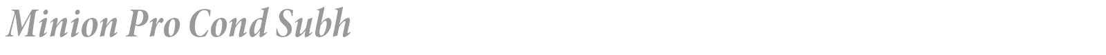 Minion Pro font preview