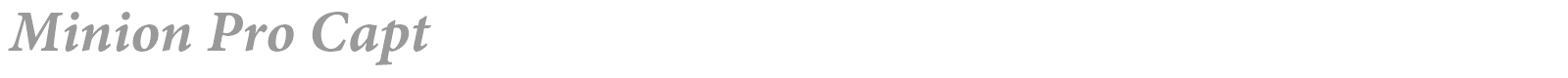 Minion Pro font preview