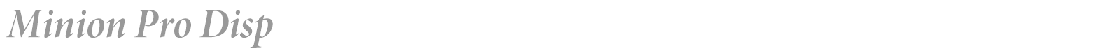 Minion Pro font preview