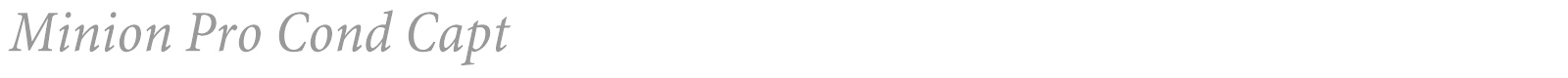 Minion Pro font preview