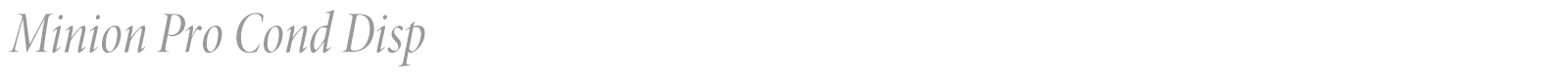 Minion Pro font preview