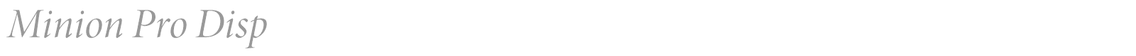 Minion Pro font preview