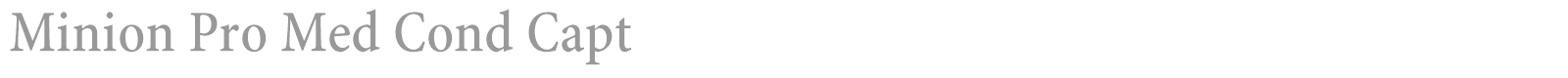 Minion Pro font preview