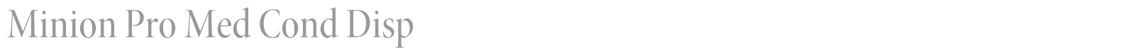 Minion Pro font preview