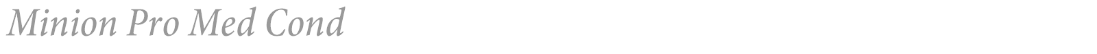 Minion Pro font preview