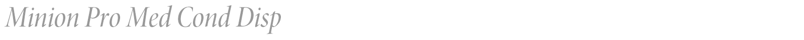 Minion Pro font preview