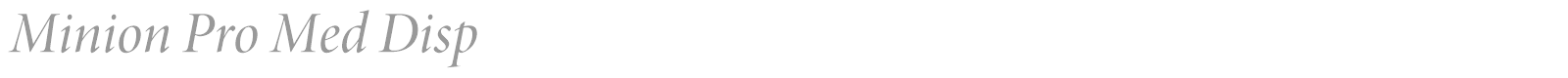 Minion Pro font preview