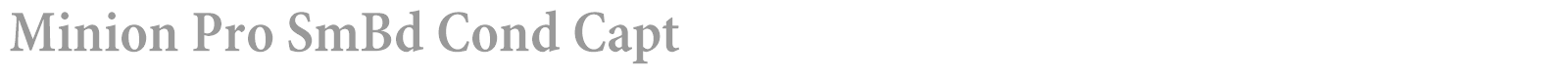 Minion Pro font preview