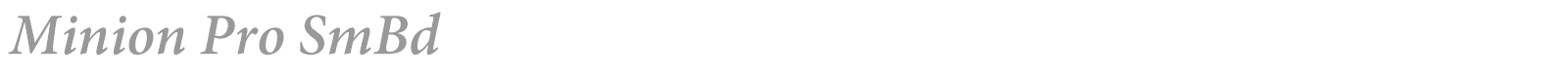 Minion Pro font preview