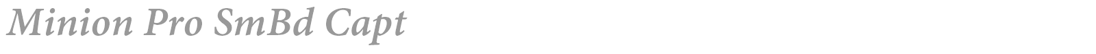 Minion Pro font preview
