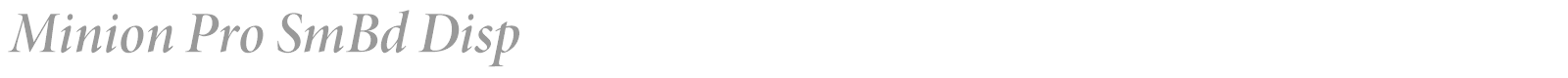 Minion Pro font preview