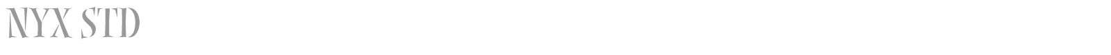 Nyx Std font preview