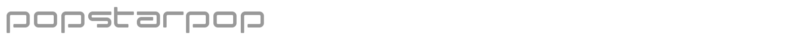 popstarpop font preview