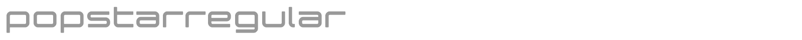 popstarpop font preview