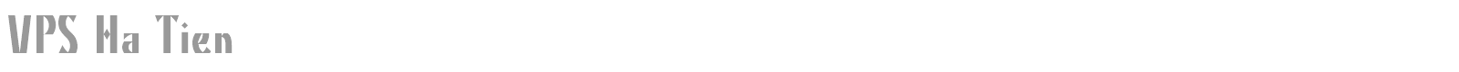 VPS Ha Tien font preview