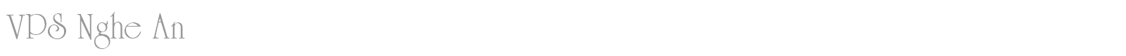VPS Nghe An font preview