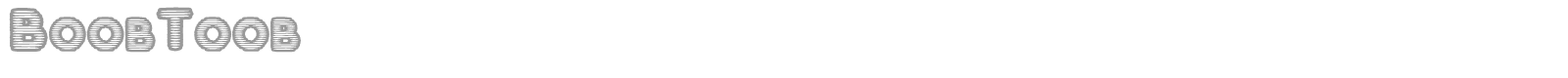 BoobToob font preview
