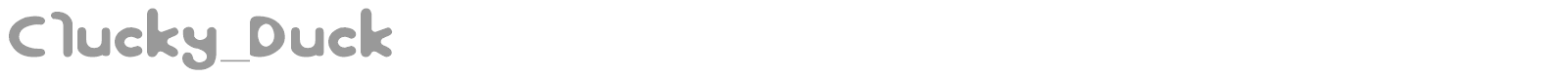 Clucky_Duck font preview