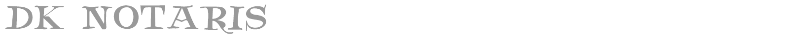 DK Notaris font preview