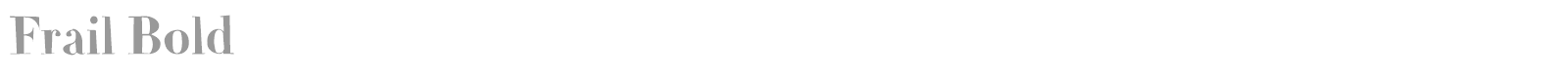 Frail font preview