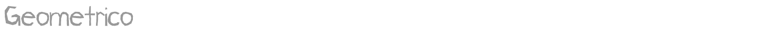 Geometrico font preview