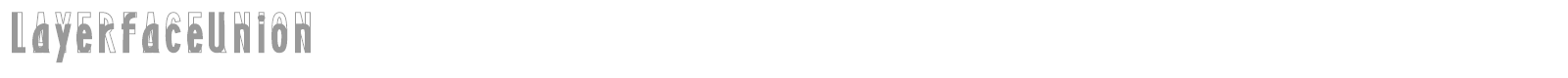 LayerfaceUnion font preview