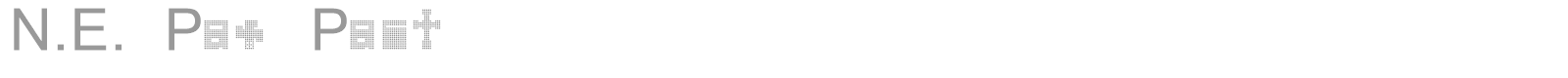 N.E. Pax Pact font preview