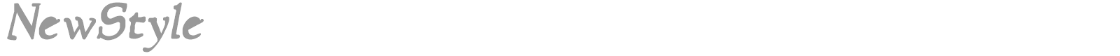 NewStyle font preview