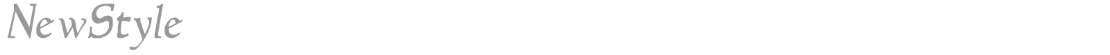 NewStyle font preview
