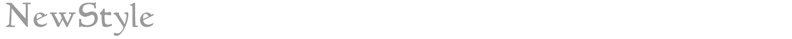NewStyle font preview